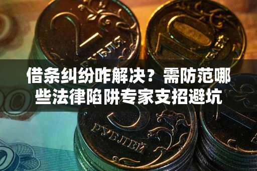 武汉借条纠纷咋解决？需防范哪些法律陷阱专家支招避坑