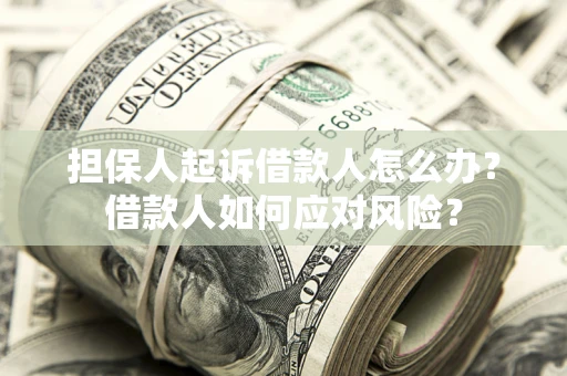 武汉担保人起诉借款人怎么办？借款人如何应对风险？