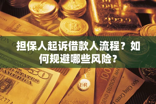 武汉担保人起诉借款人流程？如何规避哪些风险？